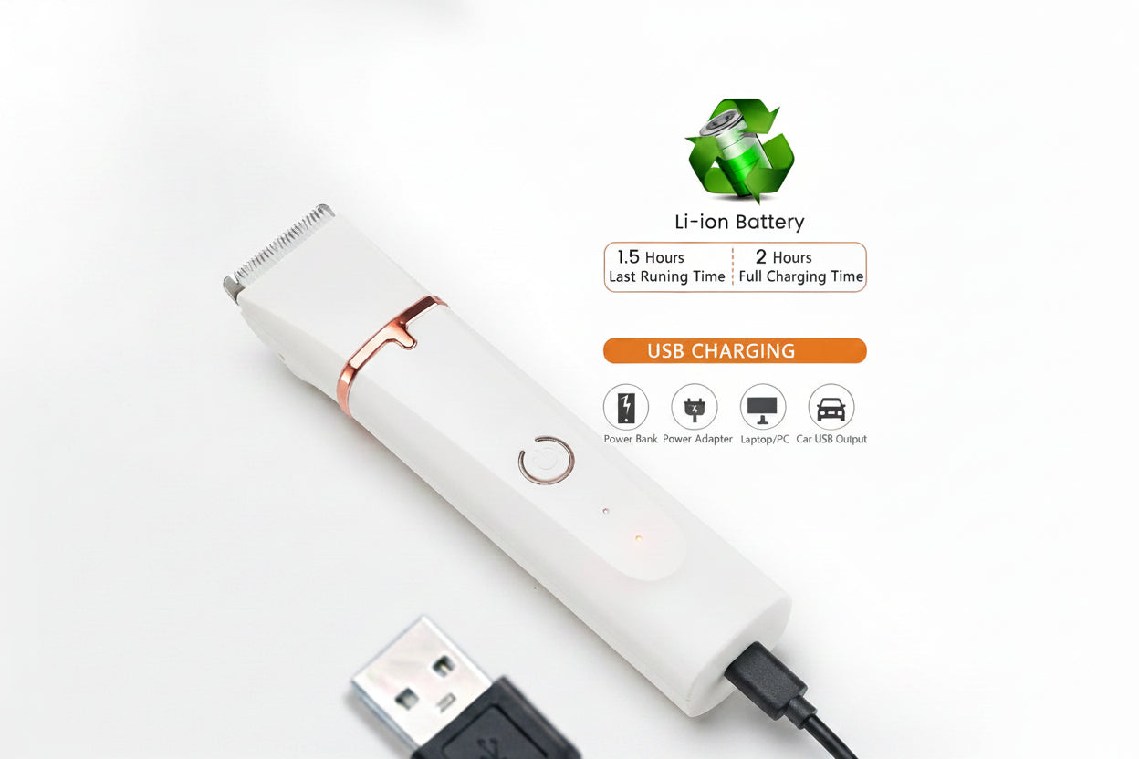 4-in-1 Pet Grooming Kit: Electric Hair Trimmer