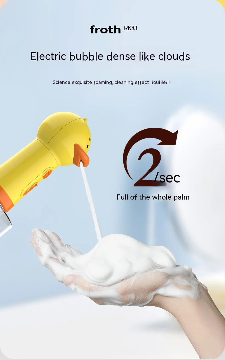Yellow Duck - Electric Foam Gun