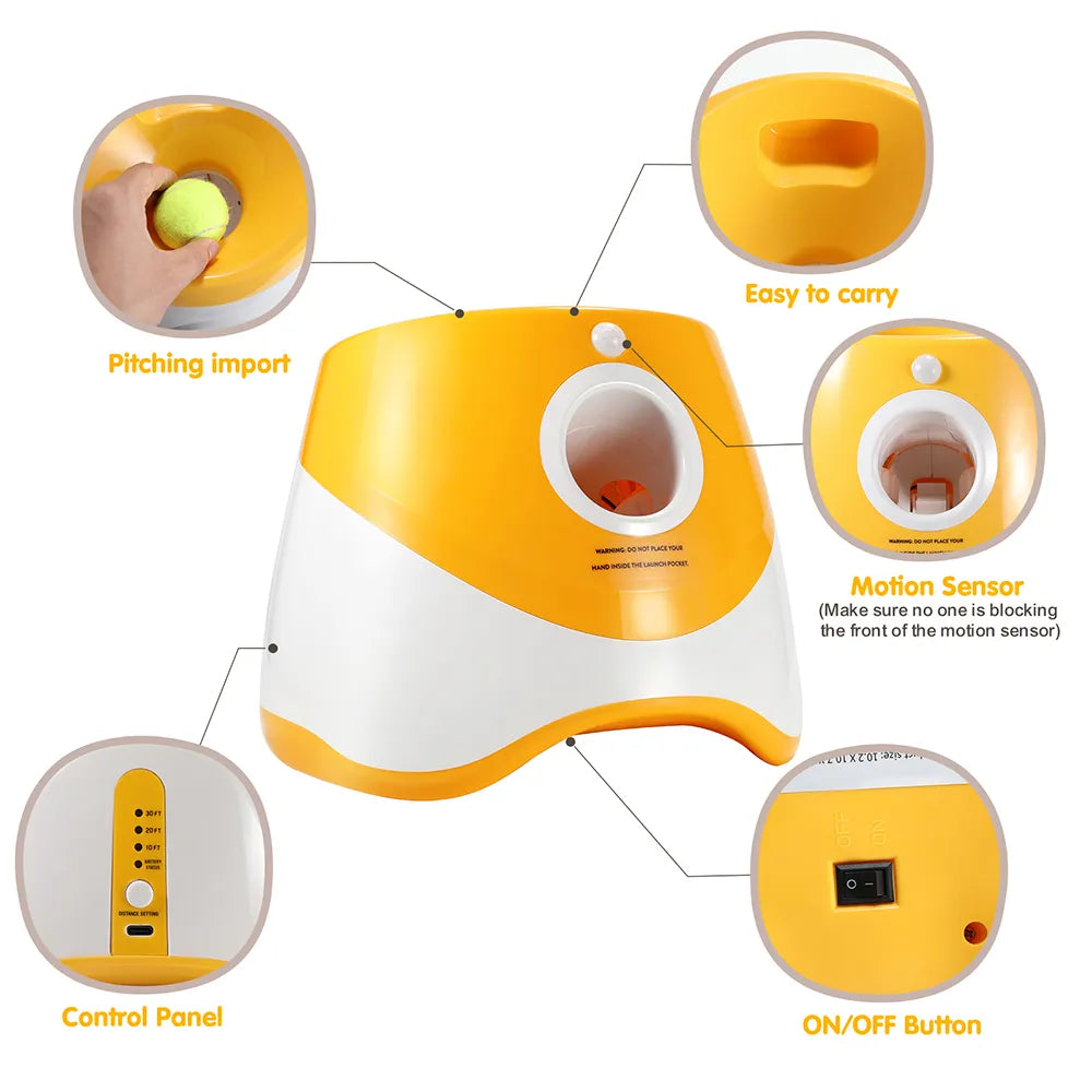"Poodle Playmate" Automatic Ball Launcher