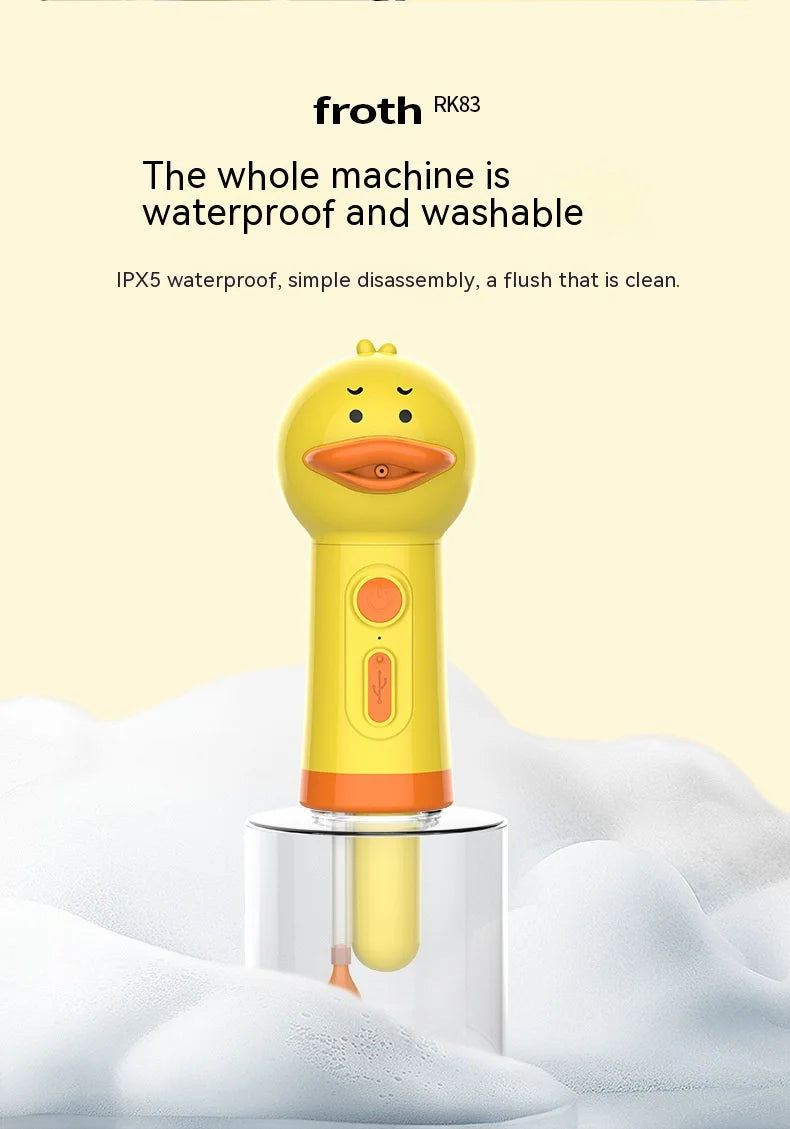 Yellow Duck - Electric Foam Gun