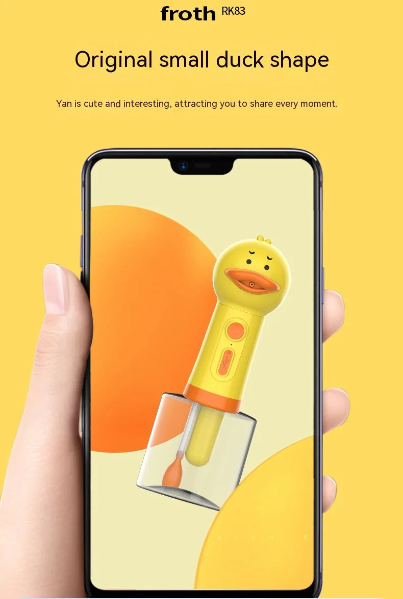 Yellow Duck - Electric Foam Gun