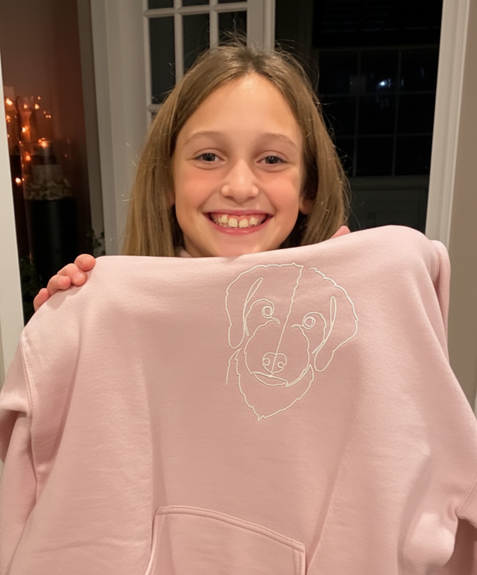 Custom Embroidered Hoodie 🇺🇸 – Personalized Design