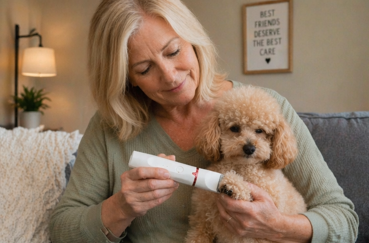 4-in-1 Pet Grooming Kit: Electric Hair Trimmer