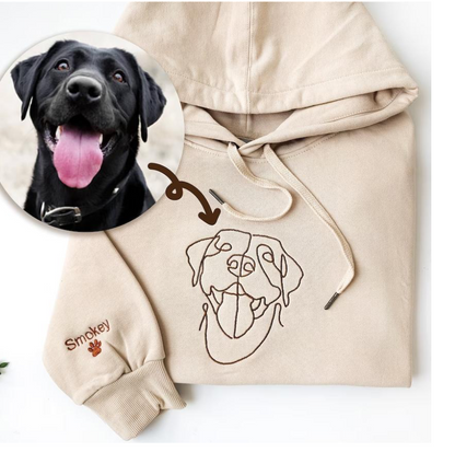 Custom Embroidered Hoodie 🇺🇸 – Personalized Design