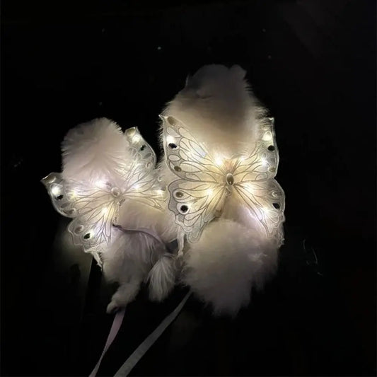 Small Doggy Butterfly Fairy Wings - Light, Movement & Music