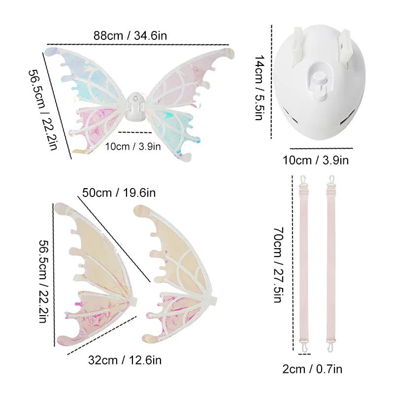 Doggy Butterfly Fairy Wings - Light, Movement & Music