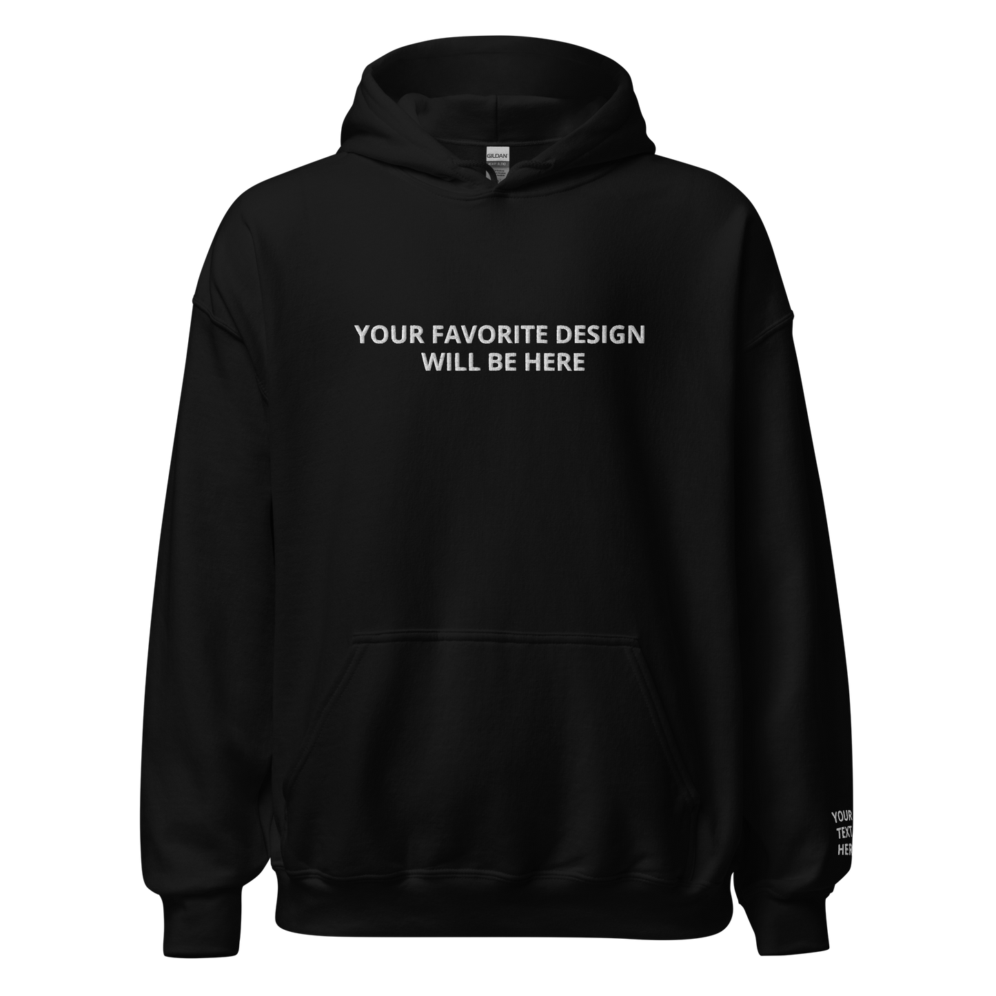 Custom Embroidered Hoodie 🇺🇸 – Personalized Design