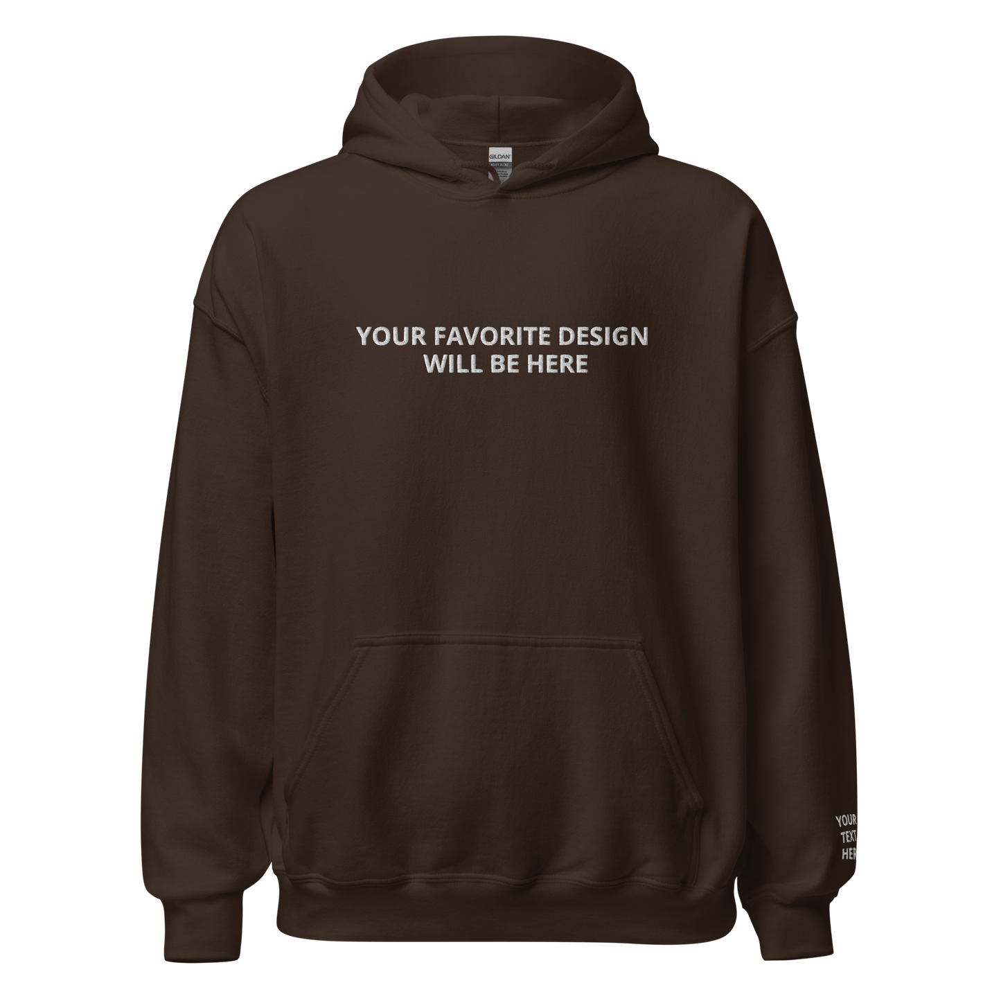 Custom Embroidered Hoodie 🇺🇸 – Personalized Design