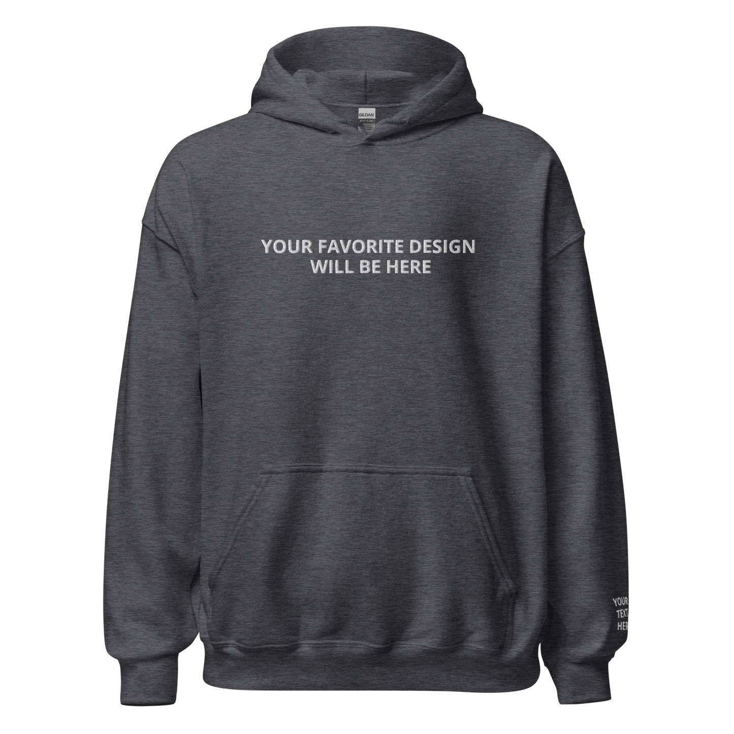 Custom Embroidered Hoodie 🇺🇸 – Personalized Design