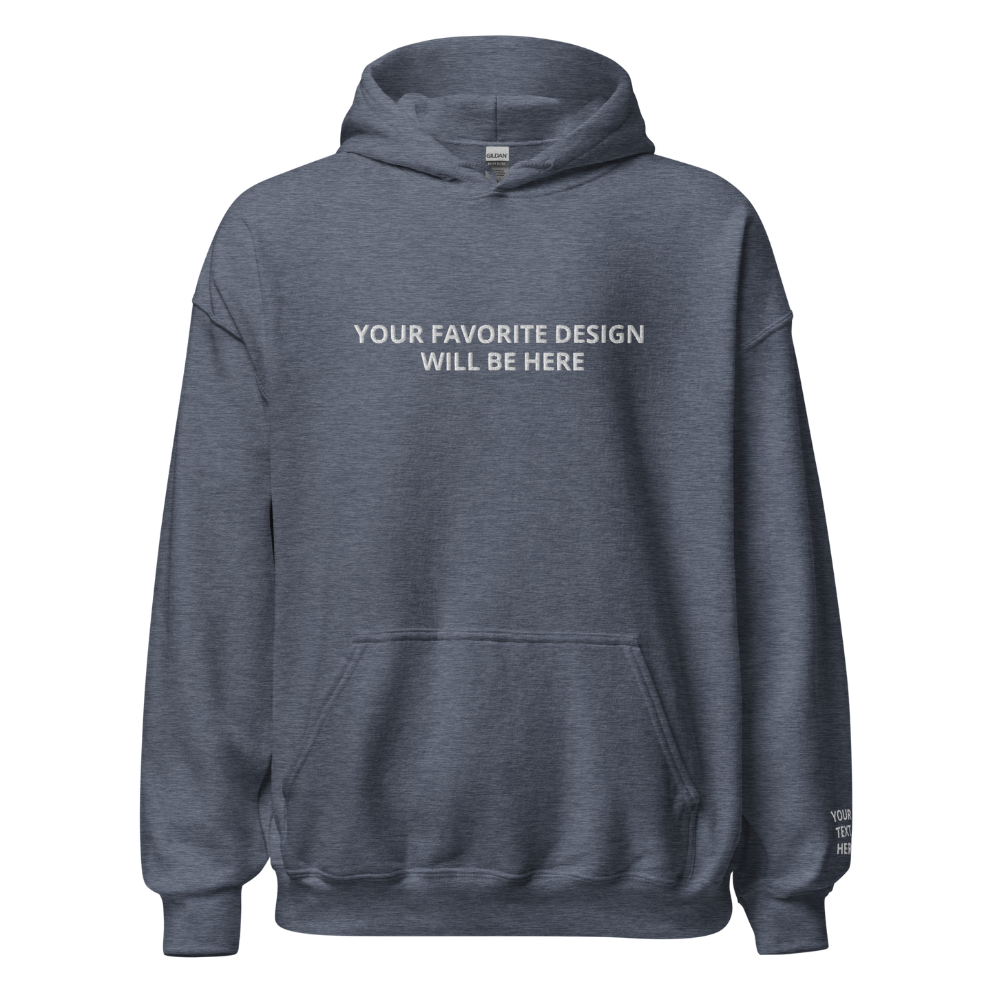 Custom Embroidered Hoodie 🇺🇸 – Personalized Design
