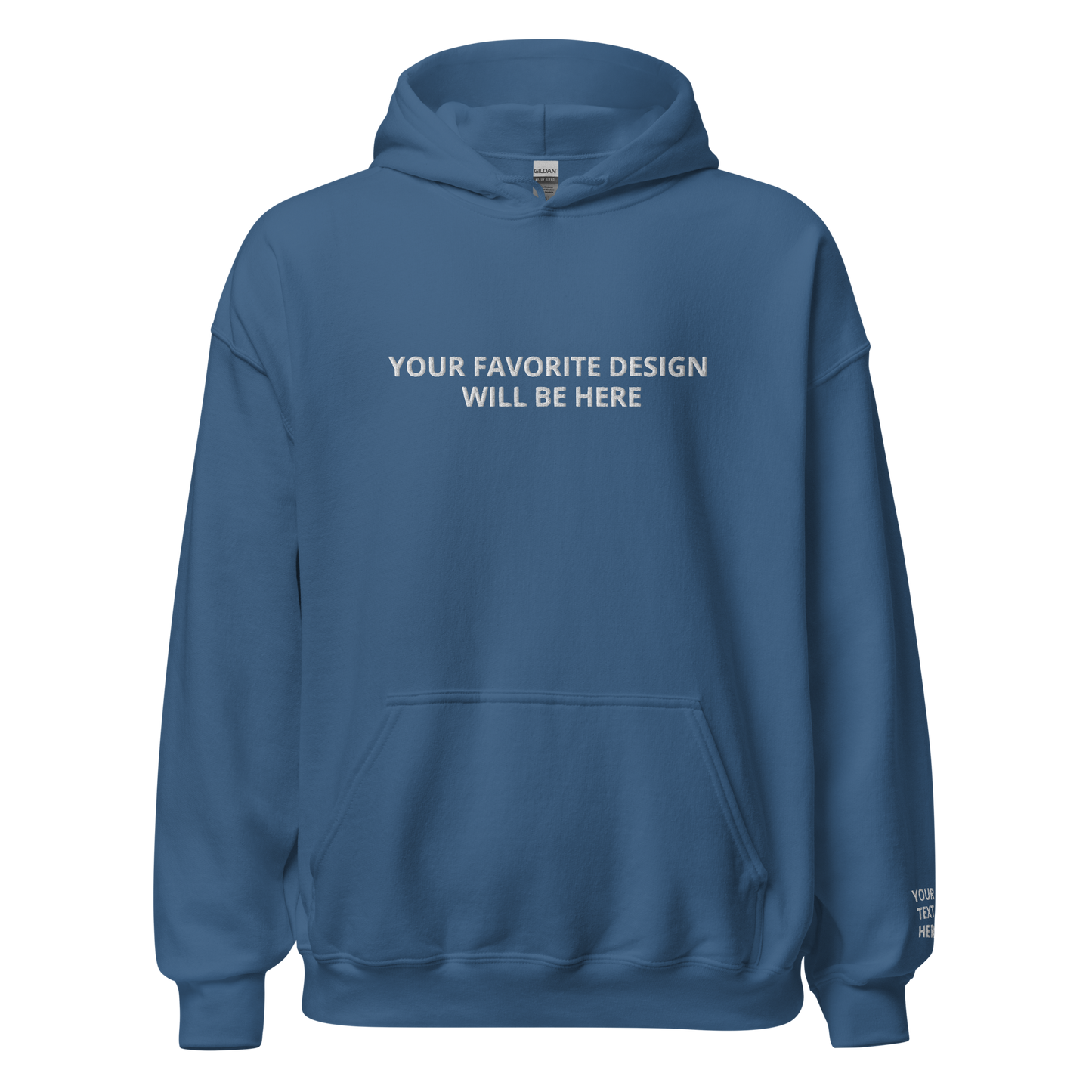 Custom Embroidered Hoodie 🇺🇸 – Personalized Design