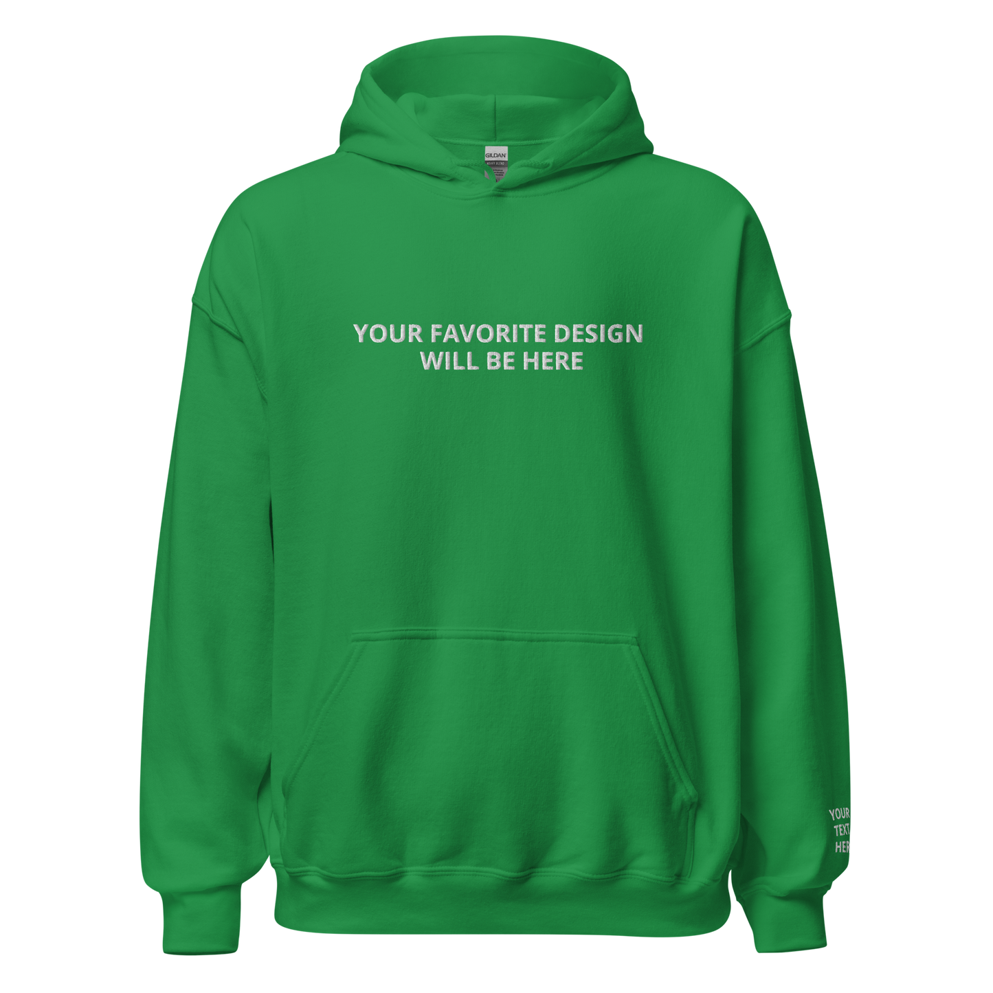 Custom Embroidered Hoodie 🇺🇸 – Personalized Design