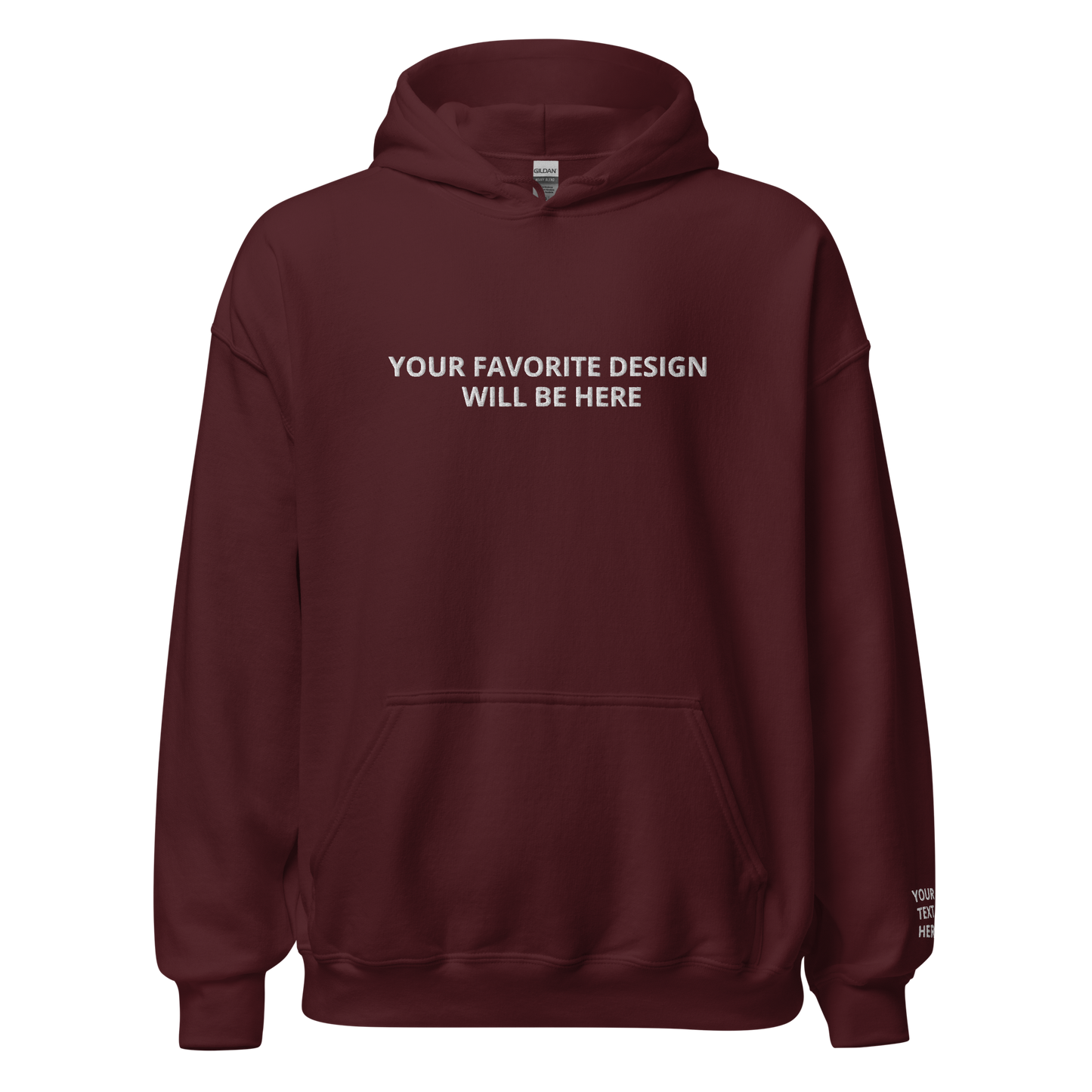 Custom Embroidered Hoodie 🇺🇸 – Personalized Design