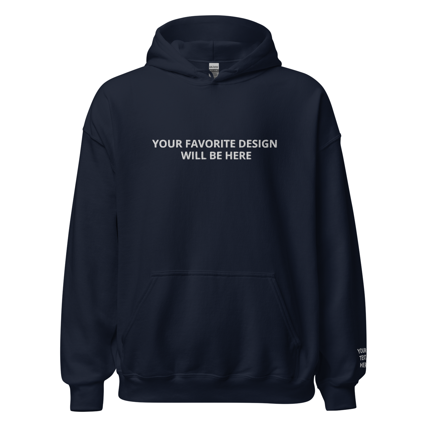 Custom Embroidered Hoodie 🇺🇸 – Personalized Design