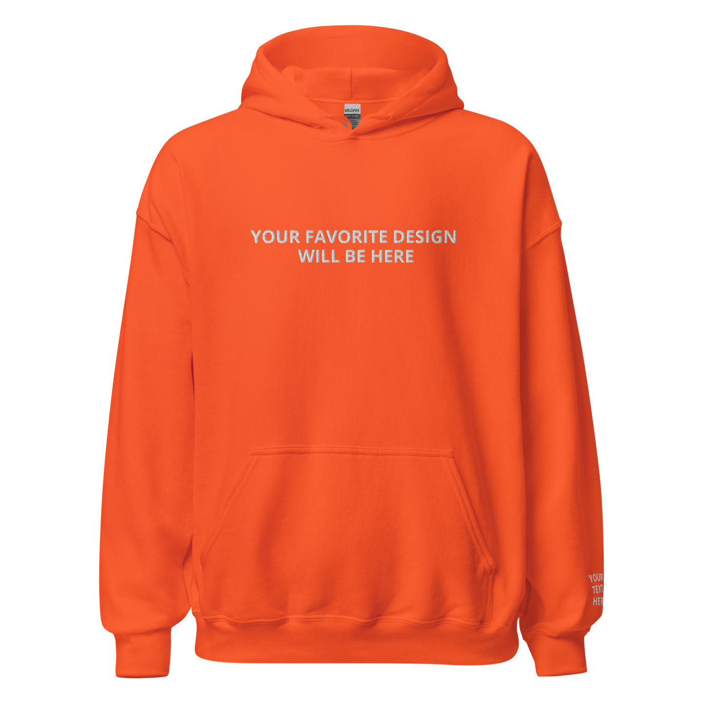 Custom Embroidered Hoodie 🇺🇸 – Personalized Design