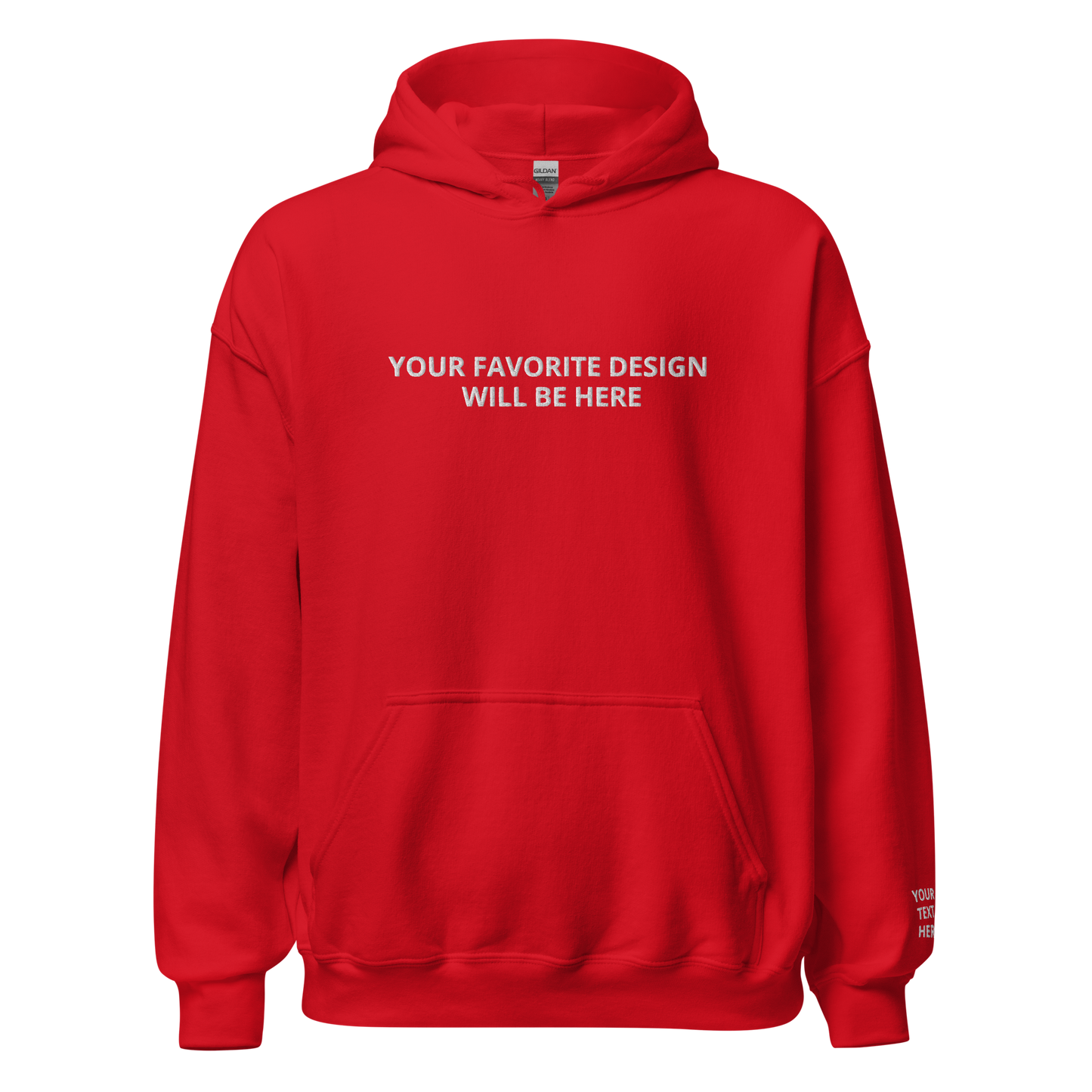 Custom Embroidered Hoodie 🇺🇸 – Personalized Design
